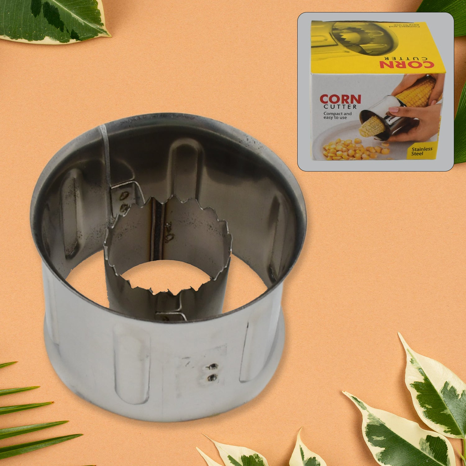 Corn Cutter Stainless Steel Stripping Kernels Remover (1 Pc) Corn Cutter Stainless Steel Stripping Kernels Remover (1 Pc)
